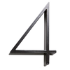Sandleford 120mm Black Slimline Numeral 4 With Fixing