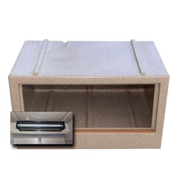 Urs Deluxe Reptile Vivarium w/ Lighting Package No Dome Sandstone Medium