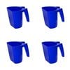 4PK AgBoss Pet and Livestock Plastic Food Scoop FeedMaxx 0.5kg Blue