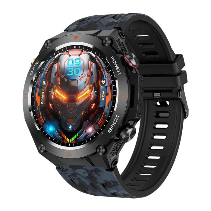 GPS Smart watch , Compass & 100+ Sports Modes – Waterproof Fitness Watch for iOS/Android