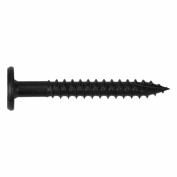 Otter 14g x 50mm Matt Black Wafer Head Screws - 65 Pack
