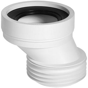 Abey 40mm PVC Offset WC Connector