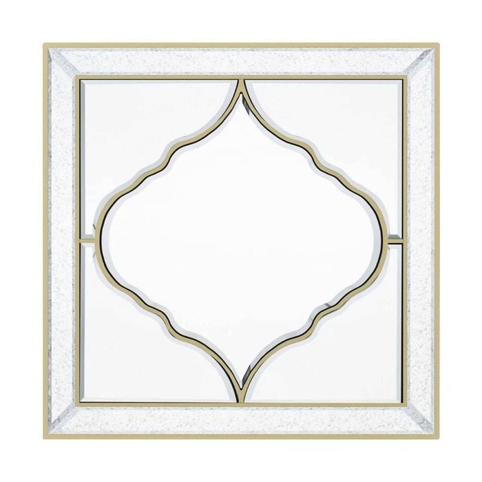 P&P Silver Bling Crush Diamond Mirror 100x70cm