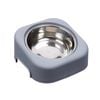 Happy Tails Sloped Bowl With Steel Inserts