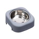 Happy Tails Sloped Bowl With Steel Inserts