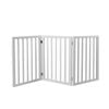 Pawz 3-Panel Wooden Foldable Pet Gate White