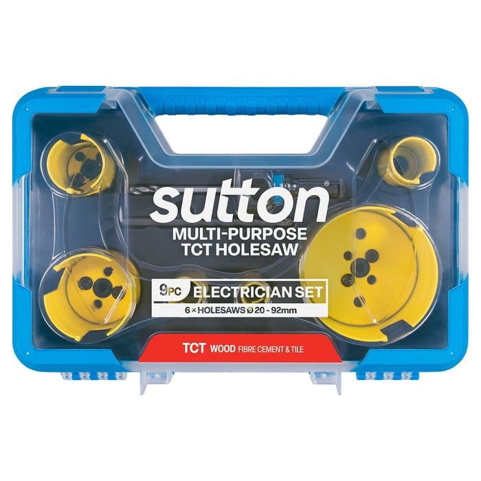 Sutton Tools 6 Piece Multi-Purpose Electrician Holesaw Set