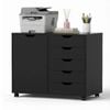 Artiss Mobile Filing Cabinet 5 Drawer With Door