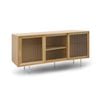 MIUZ TV Cabinet Entertainment Unit Stand Storage Cupboard Display Shelves 160cm