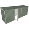 Build-A-Shed 1.2 x 5.2 x 2.0m Skillion Single Hinged Side Door Shed - Green
