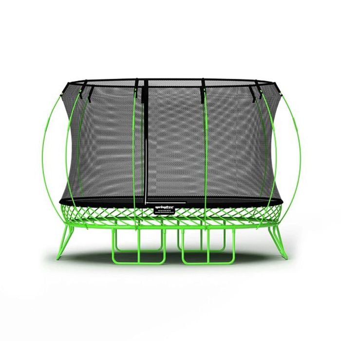 Springfree Medium Oval Trampoline - Green  2.4m X 3.4m