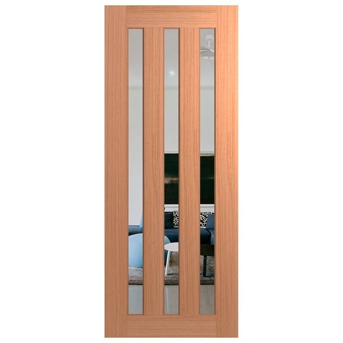 Hume 2340 x 820 x 40mm External Door Sidelight Joinery Clear Glass XS45