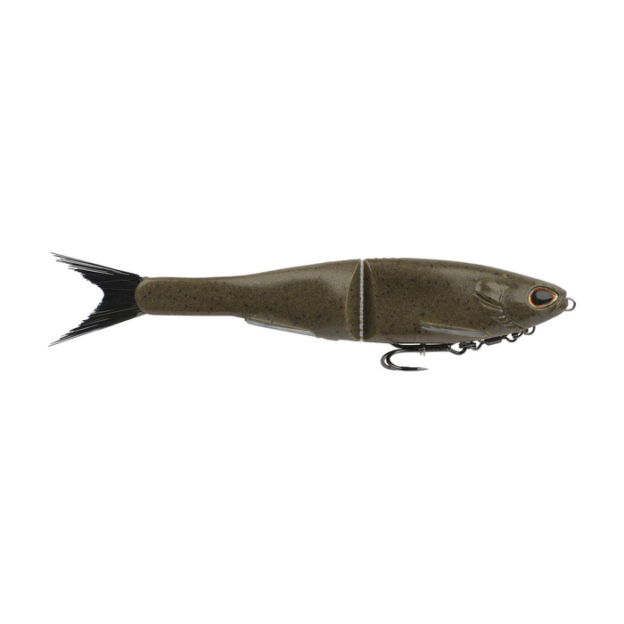 Berkley Powerbait Nessie 9" Soft Plastic Glide Bait Fishing Lure Green Pumpkin