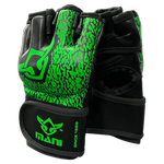Blakc & Green KIDS MMA GLOVES