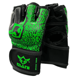Blakc & Green KIDS MMA GLOVES