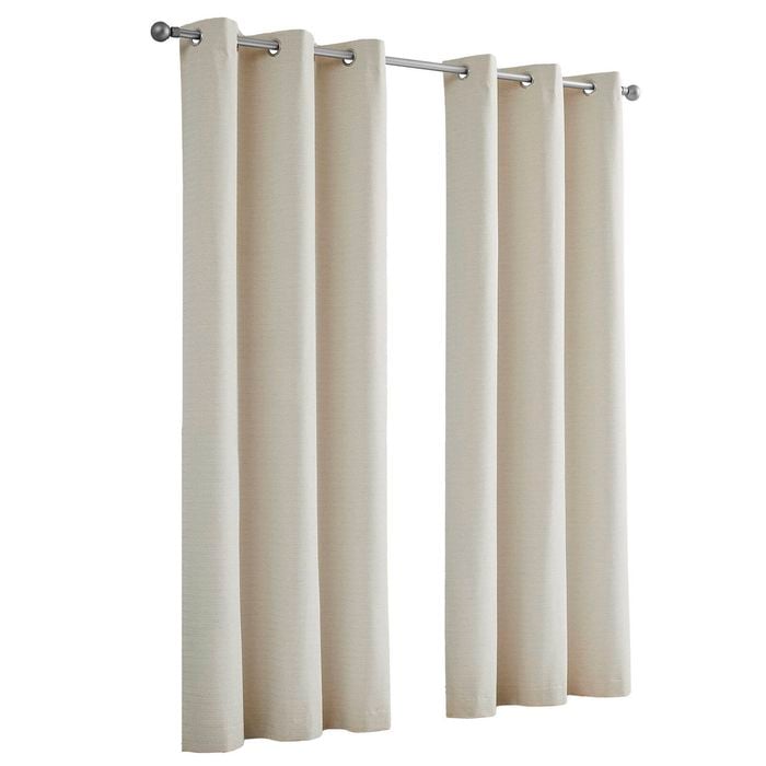Feiglin 120 x 223cm Natural Eyelet Blockout Curtain