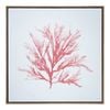 LVD Framed Canvas/Resin 50x50cm Sunset Coral Wall Hanging Art