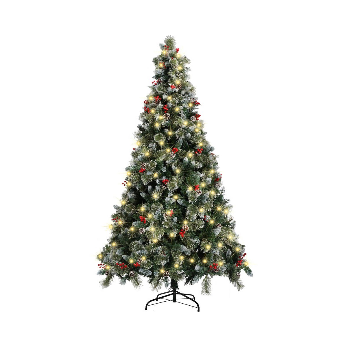 Mazam LED Christmas Tree 7FT 2.1M Xmas Trees Decorations w/ Ornaments