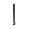 ProtectorAl 1010mm Black Aluminium Flanged End Balustrade Post 