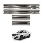 AUSGO Stainless Steel Door Sill Protector for Holden Colorado RG Dual Cab 2012-2020 Scuff Plate Cover