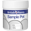 British Paints 250ml White Sample Pot - 250ml White