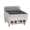 GASMAX Benchtop LPG 4 Burner Cooktop w/ Splashback - JUS-TR-4BLPG