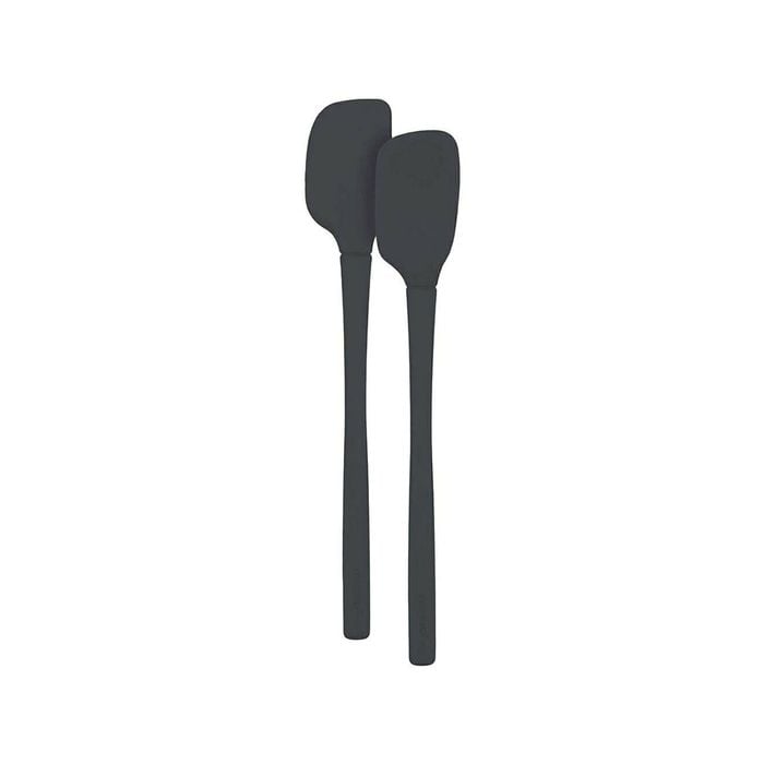 Tovolo Flex Core Silicone Mini Spatula And Spoonula Set - Charcoal