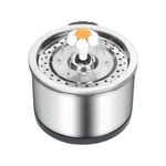 YES4PETS Automatic Electric Pet Water Fountain Dog Cat Stainless Steel Feeder Bowl Dispenser