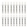 18pc Target Pro Grip Shaft Dart Flight Stem Throw Game Accessory Short White