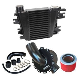 Upgrade Aluminium Intercooler, Airbox And Piping Kit For Nissan Patrol Zd30 3.0l Direct Injection 2000-2007