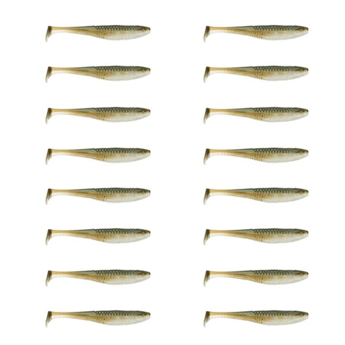 2x 8PK 2.75In Rapala Crush City The Suspect Plastic Fishing Lures - Glow Shad