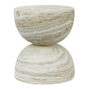 Cooper & Co. Stella 40cm MgO Side Table Green Marble Look