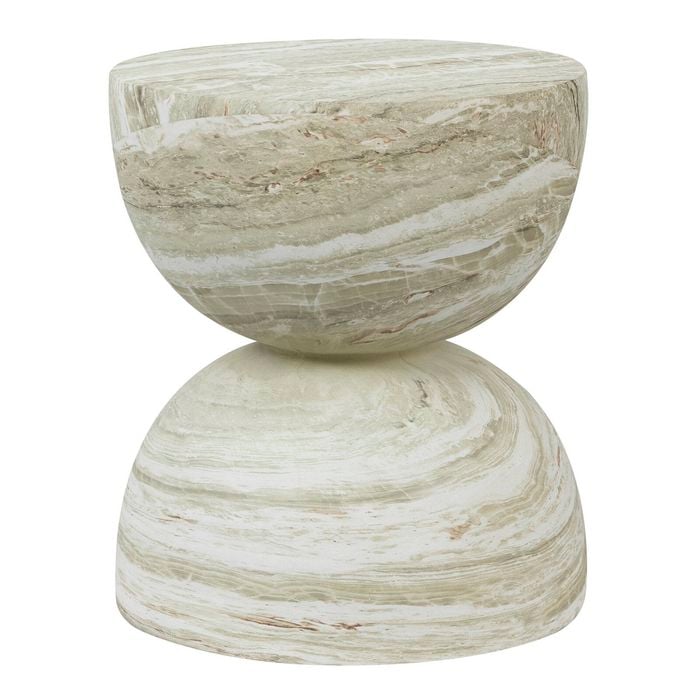 Cooper & Co. Stella 40cm MgO Side Table Green Marble Look