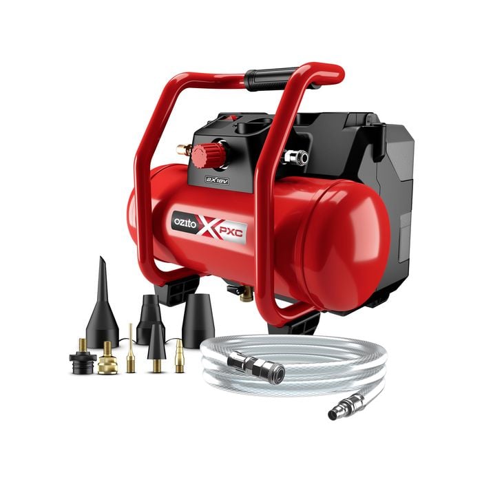Ozito PXC 36V 2 x 18V Cordless 6L Oil Free Air Compressor PXOFCS-636 - Skin Only