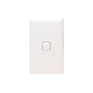HPM 1 Gang Light Switch White