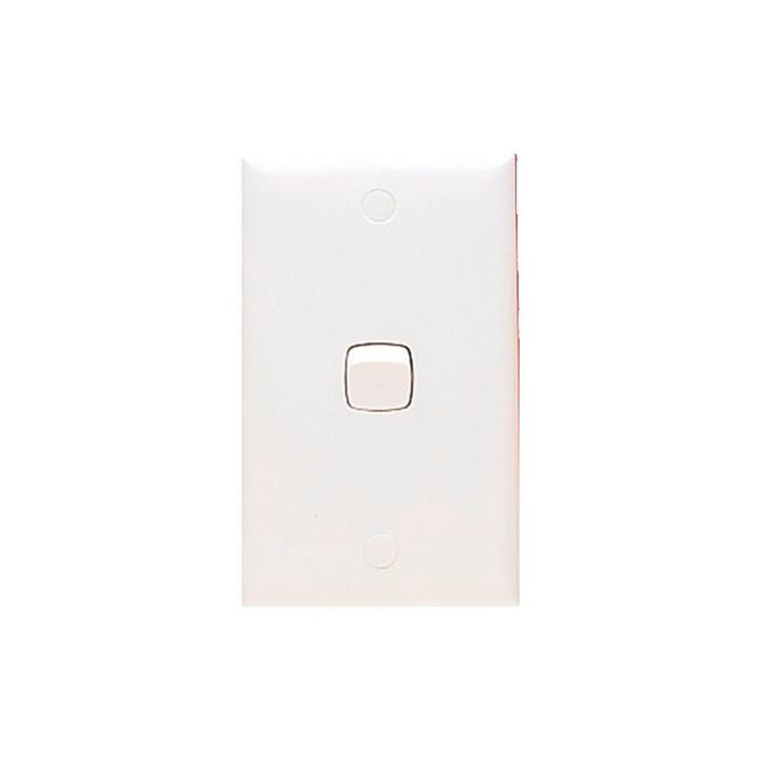 HPM 1 Gang Light Switch White