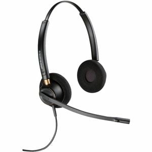 Poly Encorepro 520 Wired Over-the-head, On-ear Stereo Headset - Black - Binaural - Supra-aural - 20 Hz To 16 Khz