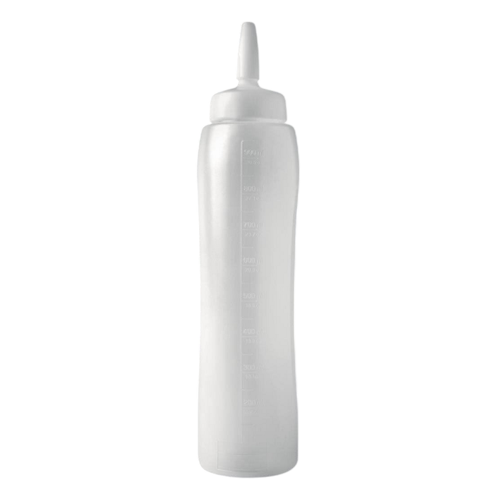 Araven Clear Sauce Bottle Squeeze Dispenser Polyethylene 1l 35oz