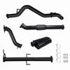 Ignite Exhausts Turbo Back For Mitsubishi Ml Triton 3.2l 3" No Cat With Muffler Black Aluminised Steel