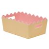 Stakt 1.8L Yellow/Pink Two Tone Scallop Storage Basket