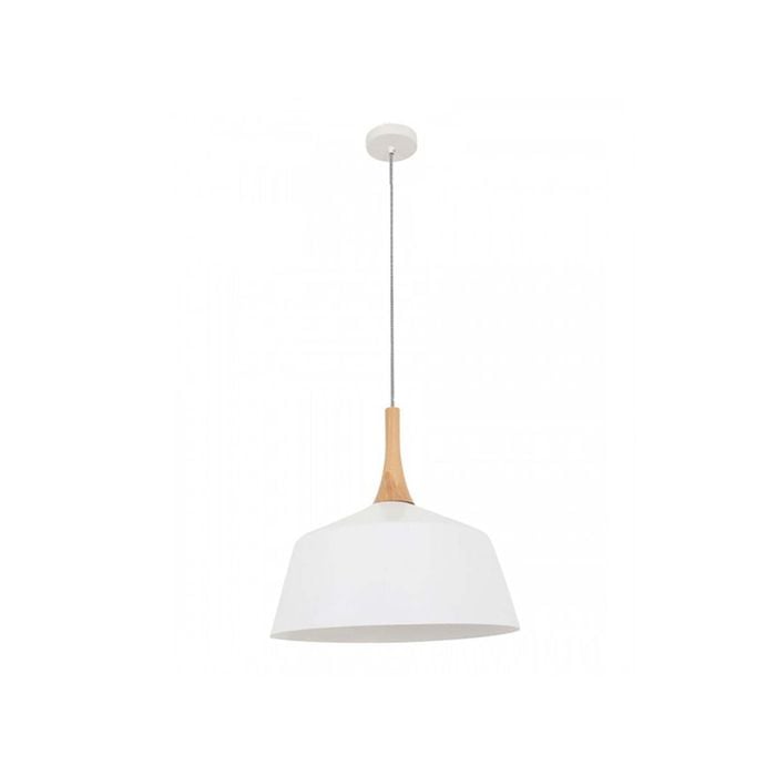 CLA Lighting NORDIC Angled Dome Pendant Light - Medium/White