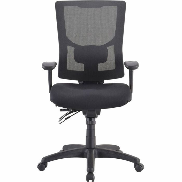 Lorell Conjure Executive Ergonomic Mesh High-back Swivel Chair Seat Black