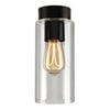 Brilliant Juno 10cm Matt Black DIY Install Batten Fix Light Shade