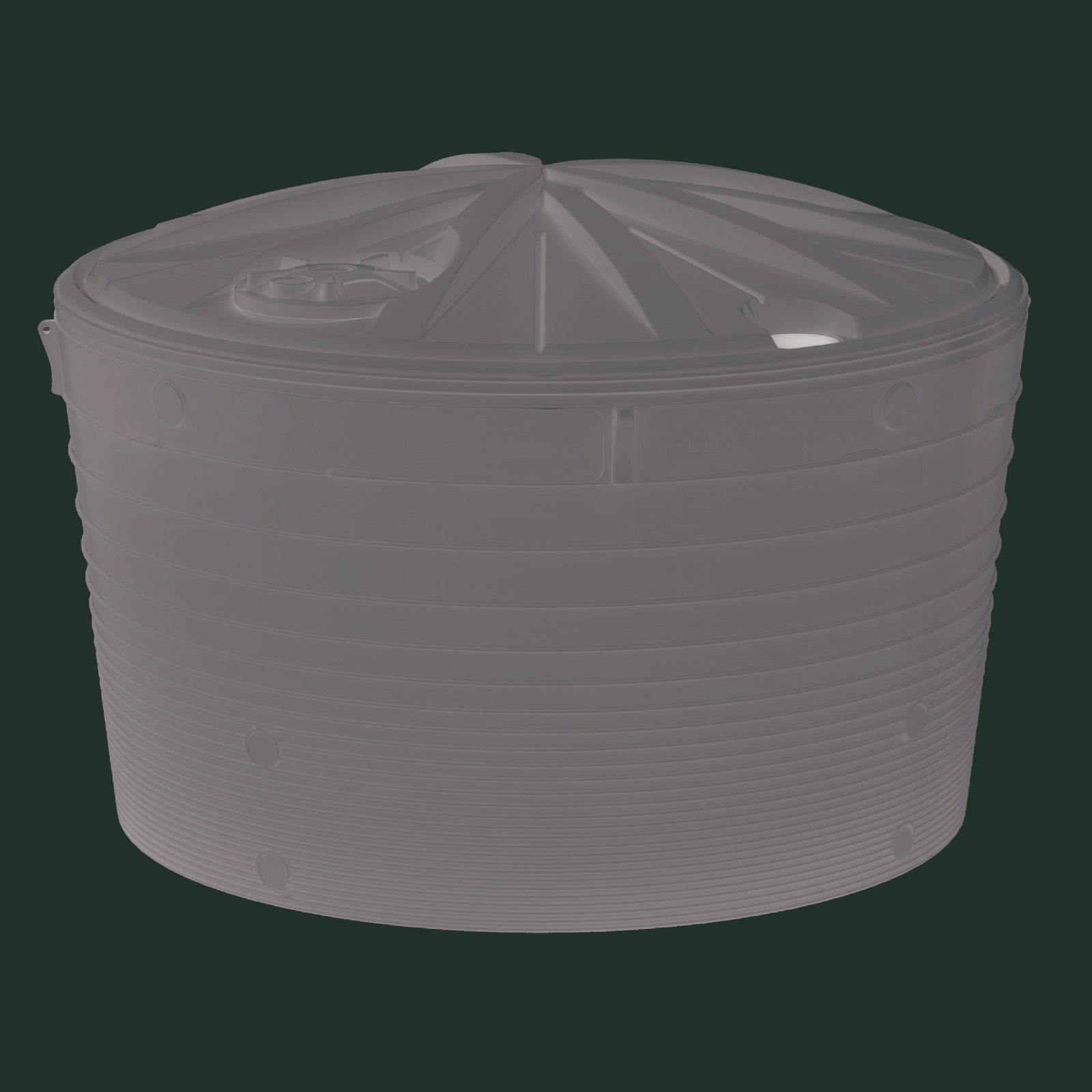 Team Poly 10000L Birch Grey Boabab Round Poly Water Tank product image
