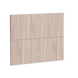 Kaboodle 900mm Silver Ash Modern 2 Drawer Panels