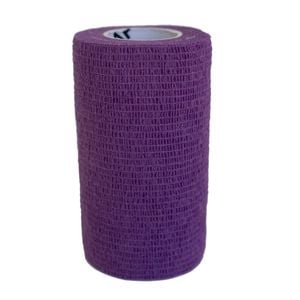 Valuwrap Breathable Cohesive Bandage For Dogs Cats & Horses Purple 10cm