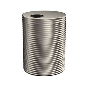 Kingspan 2000L Round Steel Water Tank - 1200mm x 1860mm Gully