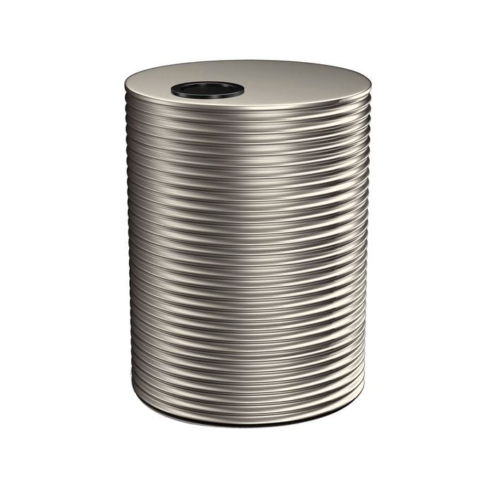 Kingspan 2000L Round Steel Water Tank - 1200mm x 1860mm Gully