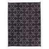Fab Habitat 270x360cm Black & White Syracuse Floral Pattern Foldable Waterproof Large Camping Mat