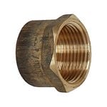 Brasshards 15mm Brass Threaded Cap